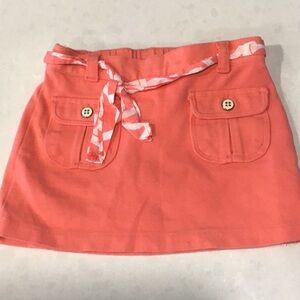 GAP kids toddlerCoral Mini Skirt with Patterned Belt